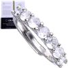 Halukakah Anello Tennis Uomo 1,0 ct Colore D in Moissanite,Lucentezza da Laboratorio in Argento Sterling Placcato Platino,Misura Regolabile,Regalo Elegante per Marito,Fidanzato,Uso Quotidiano o Eventi