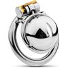 MKGMYGZ Chastity Cage Men Sissy Cage De Chasteté Métal Homme Petite Chastity Cage Pour Pénis Punition D'esclave Sextoyse Couple Plaisir (50MM)