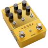 Donner Guitar Reverb & Delay Pedal - 2 in 1 with Tap Tempo, Preset Saving, Stereo in/out, Digital 3 x 3 Multi-Mode Effects Electric Guitar Pedal, True Bypass (Yellow Fall II)
