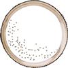 Asixxsix Tamburo Oceanico Portatile Piccolo da 6,1 Pollici - Tamburo a Mano con Perline a Onde e Conchiglia in Legno d'Acero - Strumento Musicale a Percussione per Bambini e Casa