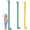 DGN 2 Pezzi Metro Bambini Parete, 20-180cm Misura Altezza Bambini da Parete, Altezza Crescita Grafico con Dinosauro Giraffa, Metro Adesivo Bambini Parete per Camerette, Camere da Letto, Decorazioni Murali