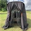 MC&SA Tenda per Portellone Posteriore SUV, Riparo per la Privacy, Idrorepellente, Nero, Portatile, Spogliatoio, per Bicicletta, WC, Doccia, Dormire, Spiaggia, Nuoto, L: 1,5 m x 1,5 m x 2,3 m, 6