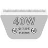 AUDOC Lame Rimovibili Larghe 40 W per la toelettatura degli Animali Domestici,compatibili con tosatrici Andis,Oster A5,Wahl KM10/Moser 45/Masterclip A5,Lunghezza di Taglio 1/100 Pollici (0,25 mm)