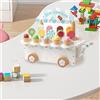 Set da gioco per gelato in legno, giocattoli in legno per ghiaccioli, accessori
