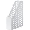 HAN 1x portariviste CLASSIC bianco A4/C4 76x246x315 mm con manico | Prodotto in Germania, formato A4/C4, 76x246x315 mm, vassoio per documenti, portadepliant, vassoio per documenti, per quaderni