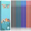 Thboxes 16 Pezzi Ricariche Penna Cancellabile 0.7 mm Compatibili con Legami | Colorate Ricarica con Inchiostro Cancellabile in 4 Colori Ricariche per Penne Cancellabili, Altezza 13 cm