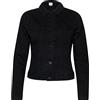 ICHI Ihstampe Yes - Giacca in denim da donna, Nero (10011), 38 EU