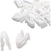A ABSOPRO Auto Rivestimento Strumento Pannello Cruscotto Fissaggi Bianco (Set di 20)
