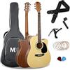 3rd Avenue Pacchetto MX per chitarra elettro-acustica serie Performance di dimensioni standard di 3rd Avenue con parte anteriore in abete cutaway naturale