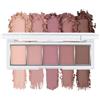 BelleVive Trucco neutro nude-marrone ombretto, 5 colori vellutati e opachi, ombretto nude color talpa, trucco naturale per tutti i giorni, di lunga durata, 04#