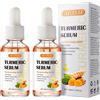 Frovetani Siero di curcuma per rimuovere le macchie scure, olio correttore per viso e corpo, olio naturale di curcuma schiarente per combattere l'acne, 2 pezzi