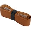 Asixxsix Nastro di Presa della Racchetta da Tennis, Cuoio Facile al Precut Racchetta da Badminton Grip Anti Slip Sweat Assorbimento Tennis Racchetta da Badminton Overgrip (Marrone)