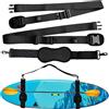 Senbaler Cinghia da Trasporto per Kayak SUP Tavola da Surf,Tracolla Regolabile per Canoa,Stand up Paddle Board,Rinforzato Aggiornamento (Arancione)