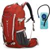 Aoking Zaino da Trekking 50 Litri, Zaino da Campeggio con Impermeabile e Poltiglia per Flusso d'aria per Viaggi Sportivi, Donne e Uomini