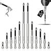 Sophisticate Punte Avvitatore Magnetiche in acciaio K5,High Magnetic Antiscivolo Trapano,25-150 mm Punte a Croce Antiscivolo per Trapano a Percussione Avvitatore a Batteria, Trapano a Mano