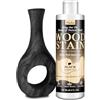 Fuchoi Mordente per legno - Nero Ebano | 250ml Vernice per legno a base d'acqua per mobili in legno, porte, finestre, armadi, interni ed esterni, atossica, resistente alle tinture