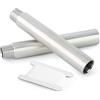 TAISHER 2 pezzi Raccordi per tubi in acciaio inox, 1/4BSP maschio x 1/4BSP femmina filettati, 4lunghezza nipplo tubo fuso