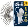 Pass&Keys Confezione da 21 chiavi per serratura della cassetta postale e ingresso dell'edificio
