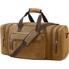 EKOROMIER 55L Borsa da Viaggio in Tela per Uomo - Borsone Weekend Espandibile - Bagaglio a Mano per Palestra, Viaggi Brevi e Voli
