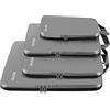 Eono Organizzatori da Viaggio a Compressione, Organizer Valigia Set, Cubo di Viaggio, Cubi di Imballaggio, Compression Packing Cube