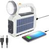 Lampada Portatile Luce d'Emergenza con Pannello Solare Multifunzione