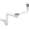 hansgrohe D14-10 Set scarico manuale e troppopieno per lavello a vasca singola, acciaio, 43921800