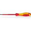 KNIPEX Giraviti per elettricisti per viti con intaglio impugnatura isolante, in materiale bicomponente, collaudato VDE 202 mm, 98 20 40