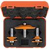 CMT ORANGE TOOLS CMT 900.514.11 Set di 3 frese per antine, Attacco S=12mm