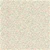 Rasch Tapete 795011 - Carta da parati floreale in tessuto non tessuto con piccoli fiori e foglie, verde, rosa e arancione, 10,05 m x 0,53 m (lunghezza x larghezza)