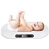 BAKAJI Bilancia Elettronica Pesa Bambini Neonati Con Display Digitale LCD Bilancia Pesa Neonato 20 Kg/44 Spegnimento Automatico e Tara Colore Bianco (Lunghezza 55 cm)