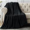 Utopia Bedding Coperta in Pile Coperta Leggera per Letto, Divano o Divano, Adatta a Tutte le Stagioni [152x127 cm, Nero]