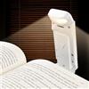 AiQInu Luce per Lettura Libri a Letto, USB Luce da Lettura per Libro, 3 Colorii LED Luci 5 Livelli Luminosità, Lucina per Leggere Libro Longue Autonomie de Batterie