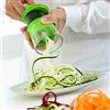 InnovaGoods - Tagliaverdure a Spirale Spiru, Cucina Sana e Creativa, Facile da Usare e Pulire, Ideale per Zucchine e Carote, Verde, 8x8x9 cm, ABS