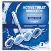 by Amazon Blocco per bordo WC, giallo limone, confezione da 2