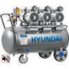 HYUNDAI COMPRESSORE ARIA ELETTRICO PORTATILE HYUNDAI 65704 SILENZIATO 8 BAR 100 LITRI