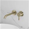 neoro FC miscelatore lavabo in acciaio inox, incasso a parete,, BN0702FCBC, FC champagne spazzolato [Rubinetteria Bagno > Rubinetteria Lavabo]