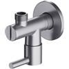 OMNIRES Universal valvola ad angolo 1/2", 3/8", 8857NI, Universal nichel spazzolato [Rubinetteria Bagno > Rubinetti Filtro]