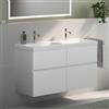 Geberit iCon Light lavabo doppio, evineo ineo5 evo mobile, La: 120 cm, 4 scomparti estraibili, con maniglia incassata,, 501838005+BE0980WH, iCon Light; iCon [Mobili da Bagno > Mobili con Doppio Lavabo]