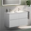 Geberit iCon Light lavabo doppio, evineo ineo5 evo mobile, La: 120 cm, 4 scomparti estraibili, con maniglia incassata,, 501838005+BE0980WM, iCon Light; iCon [Mobili da Bagno > Mobili con Doppio Lavabo]