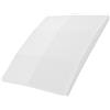 YILANJIN 50 x 50 CM Gommapiuma Cuscino per Divano, Supporto per cuscino per divano, Lastra Gommapiuma Comfort Elevato, Schiuma di Riparazione Divano, Ricambio per Divano e Poltrona (Forma trapezoidale bianca)