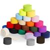 EKOCEV 26 Pezzi Elastici per Cucire 20mm di Larghezza Banda Elastica Piatta per Cucire, Elastico per Cucito Colorato Nastro per Abbigliamento Cintura Fasce per Capelli Artigianato