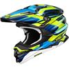 SHOEI Casco VFX-WR 06 SPARKLE TC-3 Giallo Blu SHOEI
