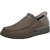 Skechers USA Men's Melson-Bentin - Mocassini da Uomo Senza Mani, Colore Beige, Taglia 40, Beige, 40 2/3 EU