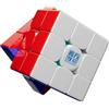 Moyu RS3M V5 2023 Ball Core UV Coated 3x3 SpeedCube con scatola di visualizzazione a forma di robot, puzzle 3x3x3 senza adesivi RS3M V5 MagLev Master Cube (MagLev+Ball-Core Magic Clothes) regalo per