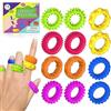 Mailfull 12 Pezzi Fidget Anello Toys Giocattoli Fidget Anelli Sensoriali per Bambini Adulti per Autismo e ADHD per Terapia di Sollievo Dall'Ansia Antistress