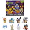Pokémon Bandai - Pokémon, calendario di Halloween, 8 personaggi e 5 accessori: Pikachu, Eevee, Carapuce, Osselait, Nosferapti, Mimiqui, Flamiaou, Funécire, JW2385, JW2385, multicolore