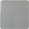 Guihumz Grande piastra compatibile con piastre Lego Duplo, piastra di base classica per set DUPLO, 38 x 38 cm, set di piastre per giocattoli creativi prescolari, grigio