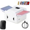 Vahlbeste Mescolatore Carte da Gioco a Basso Rumore, Mischia Carte Automatico Con Batteria Ricaricabile da 3000 mAh e Cavo di Ricarica UBS, Distributore Carte da Gioco per 2 Mazzi, Per Giocare a Carte