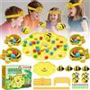 CWENDANER Gioco Magnetico di Api e Ape Magnetica Gioco da Tavolo Bambini Gioco di Pesca Magnetica per Bambini con Fascia per Capelli Magnetica Gioco Raccolta di Api Magnetiche Gioco Pesca Calamita