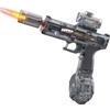 UROINT Pistola Ad Acqua Elettrica Per Bambini, Fucile Ad Acqua Automatico A Lunga Gittata, Electric Water Gun Luce Led Giocattoli Da Piscina Regali Per Adulti Ragazzi Ragazze (Pistola Nera)
